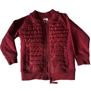 Wonder Nation Burgundy Quilted Jacket